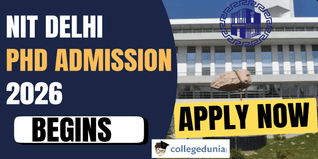 NIT Delhi PhD Admission 2026 @nitdelhi.ac.in; Apply by December 8